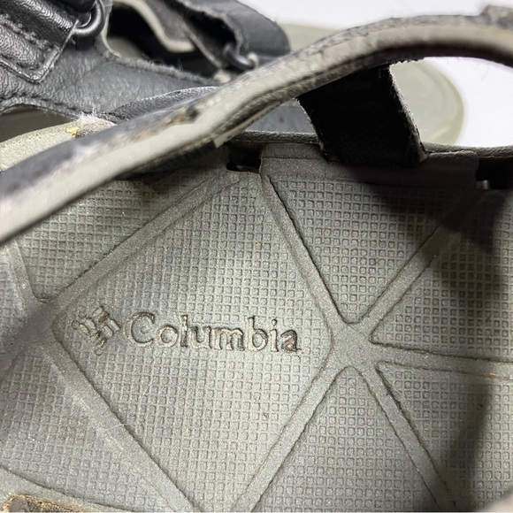 Columbia Techsun vent sandals black gray size 2 big kids - Picture 6 of 8